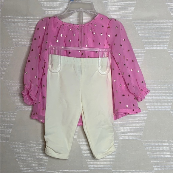 Cute outfit gold starts and pink set - Picture 2 of 3